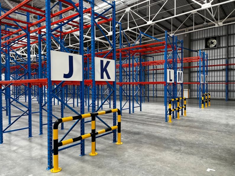 Racking System - a large empty warehouse