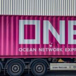 Networking Logistics - a pink truck with the word ocean network express painted on it