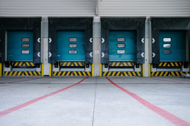IoT Logistics - closeup photo of parking lot