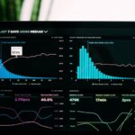 Data Efficiency - graphs of performance analytics on a laptop screen