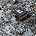 Communication Supply Chain - a computer chip with the letter a on top of it