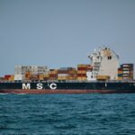 Freight Cargo - M S C cargo ship sailing