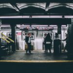 Global Transportation - people standing near train